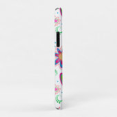 Wit Bloemen Leuk Patroon Girly Inspirivity Case-Mate iPhone Case (Achterkant/rechts)