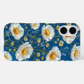 ✨ Wit Bloesem Lucht Patroon 🌿 Elegante Bloemen Case-Mate iPhone Case (Achterkant (horizontaal))