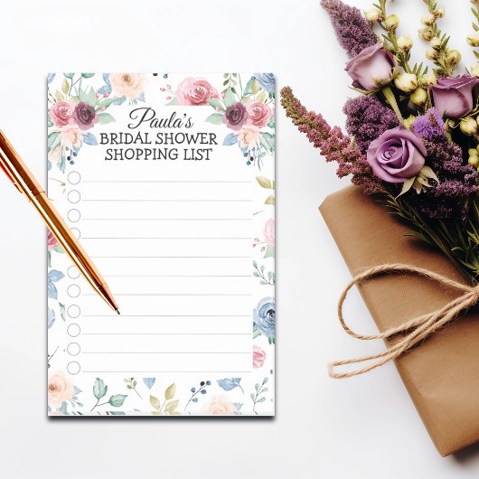 Wit Blush Blue Rozen Vrijgezellenfeest boodschappe Post-it® Notes