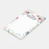 Wit Blush Blue Rozen Vrijgezellenfeest boodschappe Post-it® Notes (Schuin)