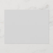 Wit boeket Wil je mijn bruidsmeisje zijn? Uitnodiging Briefkaart (Achterkant)