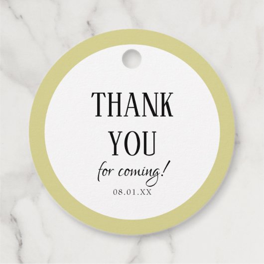 Wit Boerderij Vers lokaal geteeld Baby shower Bedankjes Labels (Achterkant)