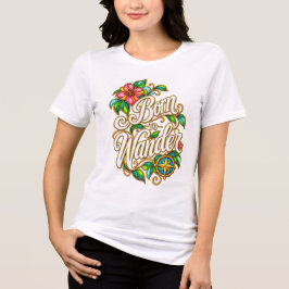 Wit Born to Wander Tri-Blend Shirt