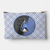 Wit-borstNuthatch schilderij Originele vogel kunst Etui (Achterkant)