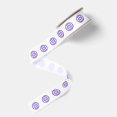 Wit Branded, Logo Promotie Gift Grosgrain Lint (Achterkant)