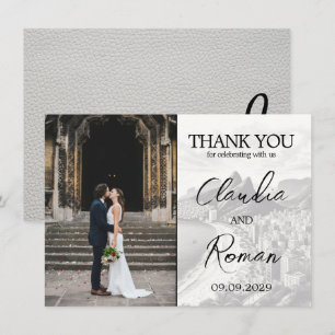 Wit Brazilië Paspoort Bedankkaart