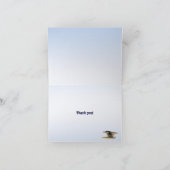 Wit-Breasted Nuthatch dank u Bedankkaart (Binnen)