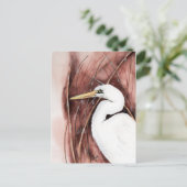 wit briefkaart (Staand voorkant)