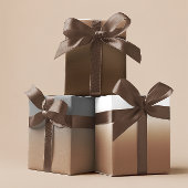 Wit Bruin Grijs en Lichtbruin Ombre Mix Inpakpapier Vel