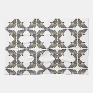 Wit Bruin Rood-Schouder Hawk Keuken Handdoek