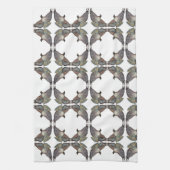 Wit Bruin Rood-Schouder Hawk Keuken Handdoek (Verticaal)