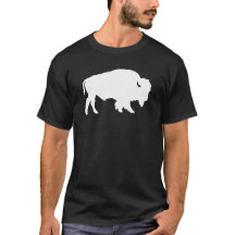 Wit Buffel Silhouet Schaduwbeest