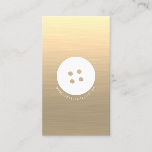 Wit Button naaien, Keizer Visitekaartje (Voorkant)