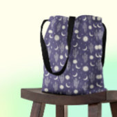 Wit Cactus Patroon Tote Bag