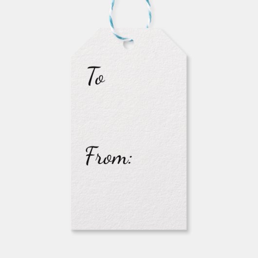 Wit Cadeaulabel (Achterkant)