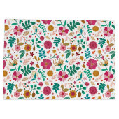 Wit cadeautas tasje met veel kleuren (Achterkant)