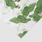 wit Calla Lily Flowers Tissue Paper Tissuepapier (Detail)