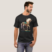 Wit Carrousel Paard T-shirt (Voorkant volledig)