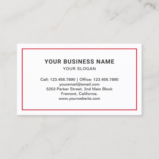 Wit-cartoons Visitekaartje (Achterkant)