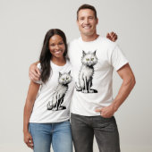 Wit Cat T-shirt (Unisex)