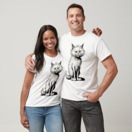 Wit Cat T-shirt