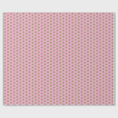 Wit chocolade bedekte aardbei cadeaupapier (Vlak)