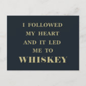 Wit citaten over whisky grappige alcohol spreuken briefkaart (Voorkant)