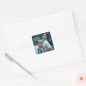 Wit da Fabs Vierkante Sticker (Envelop)