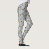 WIT DAISY BOEKET LEGGINGS (Rechts)
