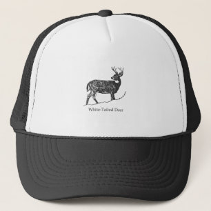Wit-de steel verwijderde van Herten Trucker Pet