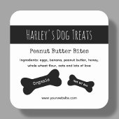 Wit | Dog Treat Business Labels