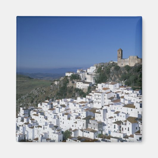 Wit dorp van Casares, Andalusië, Spanje 2 Magneet (Voorkant)