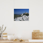 Wit dorp van Casares, Andalusië, Spanje 2 Poster (Keuken)
