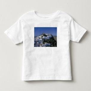Wit dorp van Casares, Andalusië, Spanje Kinder Shirts