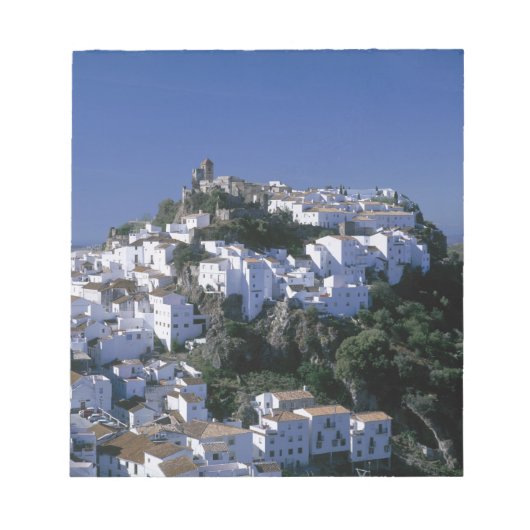 Wit dorp van Casares, Andalusië, Spanje Notitieblok (Voorkant)