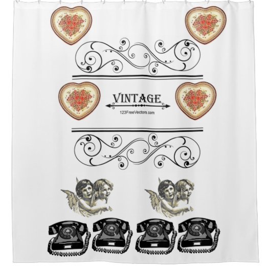  wit douchegordijn (Voorkant)