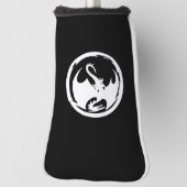 Wit-dragogolfslagdeksel Golfheadcover (Draai 90)