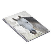 Wit droompaard notitieboek (Rechterzijde)