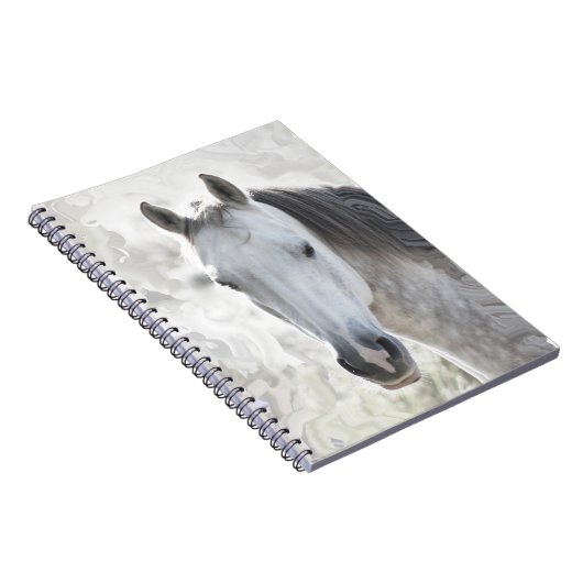 Wit droompaard notitieboek (Rechterzijde)