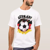 Wit Duitsland T-shirt. 06 T-shirt (Voorkant)