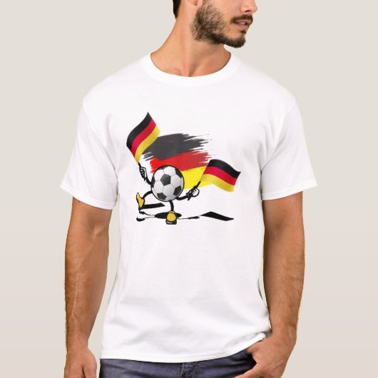 Wit Duitsland T-shirt. 07 T-shirt (Voorkant)