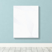 Wit, eenvoudig, modern, stedelijk, koel, trendpatr canvas afdruk (Insitu (Houten vloer))