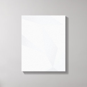 Wit, eenvoudig, modern, stedelijk, koel, trendpatr canvas afdruk