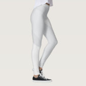 Wit, eenvoudig, modern, stedelijk, koel, trendpatr leggings (Rechts)