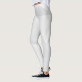 Wit, eenvoudig, modern, stedelijk, koel, trendpatr leggings (Links)