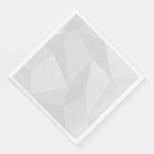 Wit, eenvoudig, modern, stedelijk, koel, trendpatr servet (Hoek)