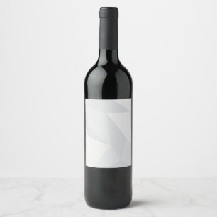 Wit, eenvoudig, modern, stedelijk, koel, trendpatr wijn etiket