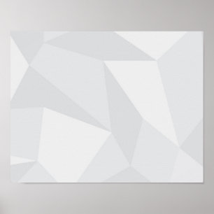 Wit, eenvoudig, modern, stedelijk, koel, trendy pa poster