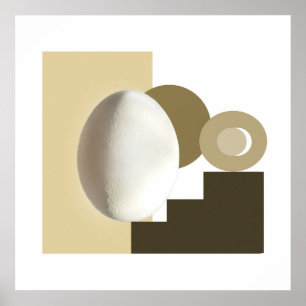 Wit Ei Modern Bauhaus Design Poster