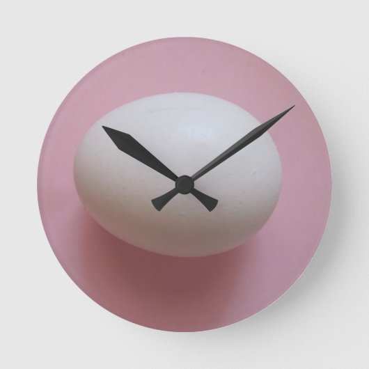 Wit Ei Ronde Klok (Voorkant)